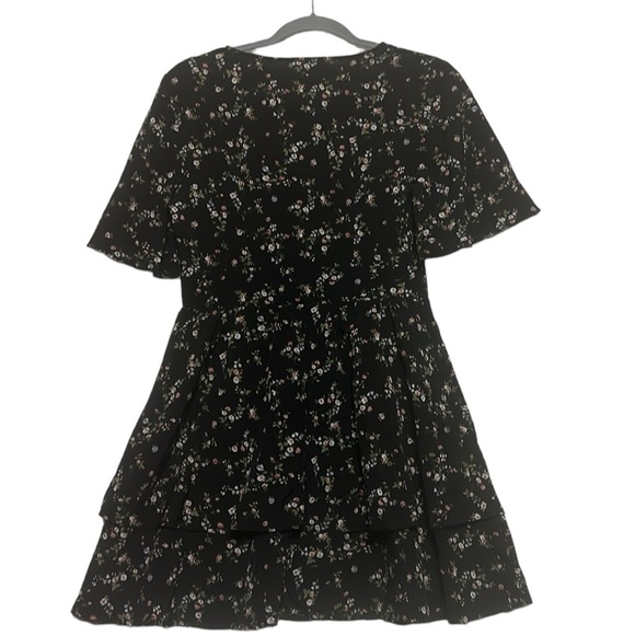 SHEIN Women’s Floral Ruffle Mini Dress Size Small - Picture 4 of 8